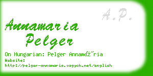 annamaria pelger business card